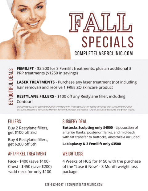 Complete Laser Clinic Specials